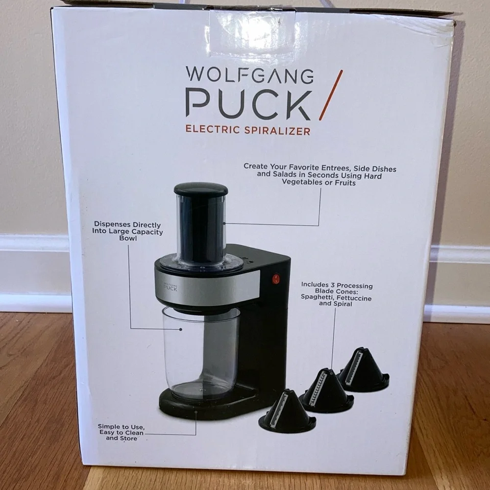 Wolfgang Puck Electric Spiralizer Kitchen Tool Cooking Baking Food Healthy
